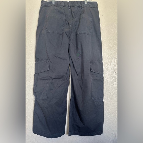 Urban Outfitters BDG Gray High Rise Wide Leg baggy Retro  size 12 Y2K woman’s - Picture 2 of 10